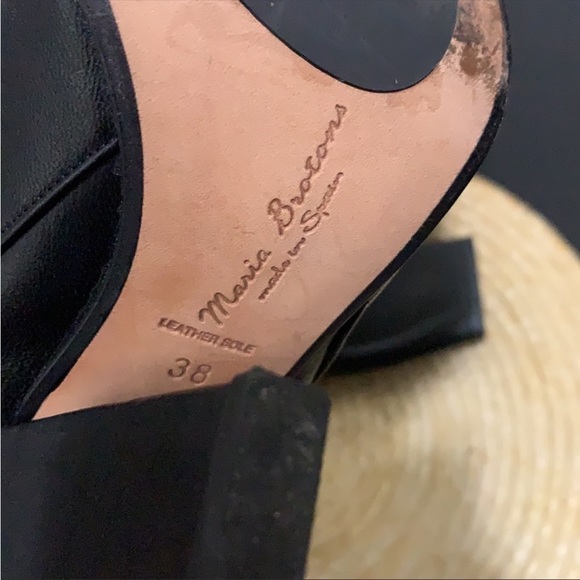 Maria Bratons Made In Spain Leather 21''Knee High Drawstring Classy TimelessBoot - Picture 7 of 8